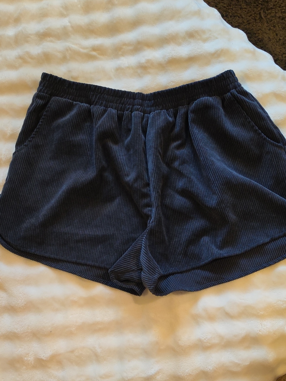 wild fable Navy Corduroy Athletic Shorts